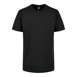 Build Your Brand Childrens/Kids Basic Natural T-Shirt / Black